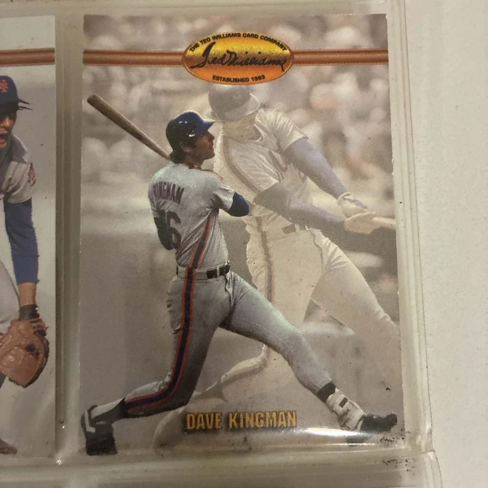 1993 TED WILLIAMS CARD CO  LOT OF 9 BASEBALL CARDS: WILLIE MAYS, LOU GEHRIC
